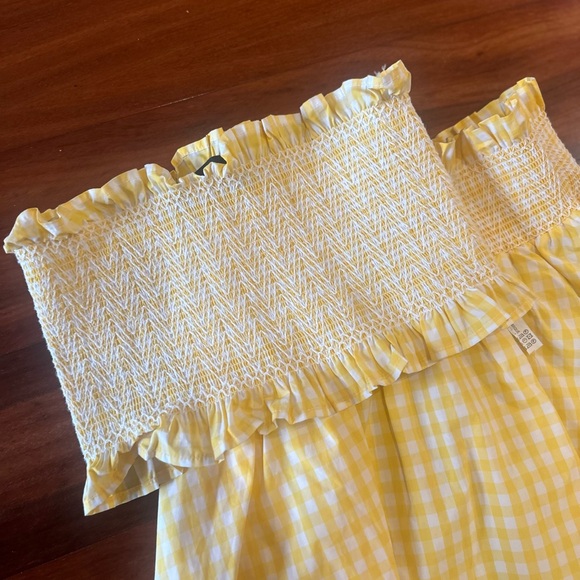 Zara Yellow and White Gingham Skirt Set - Picture 7 of 14